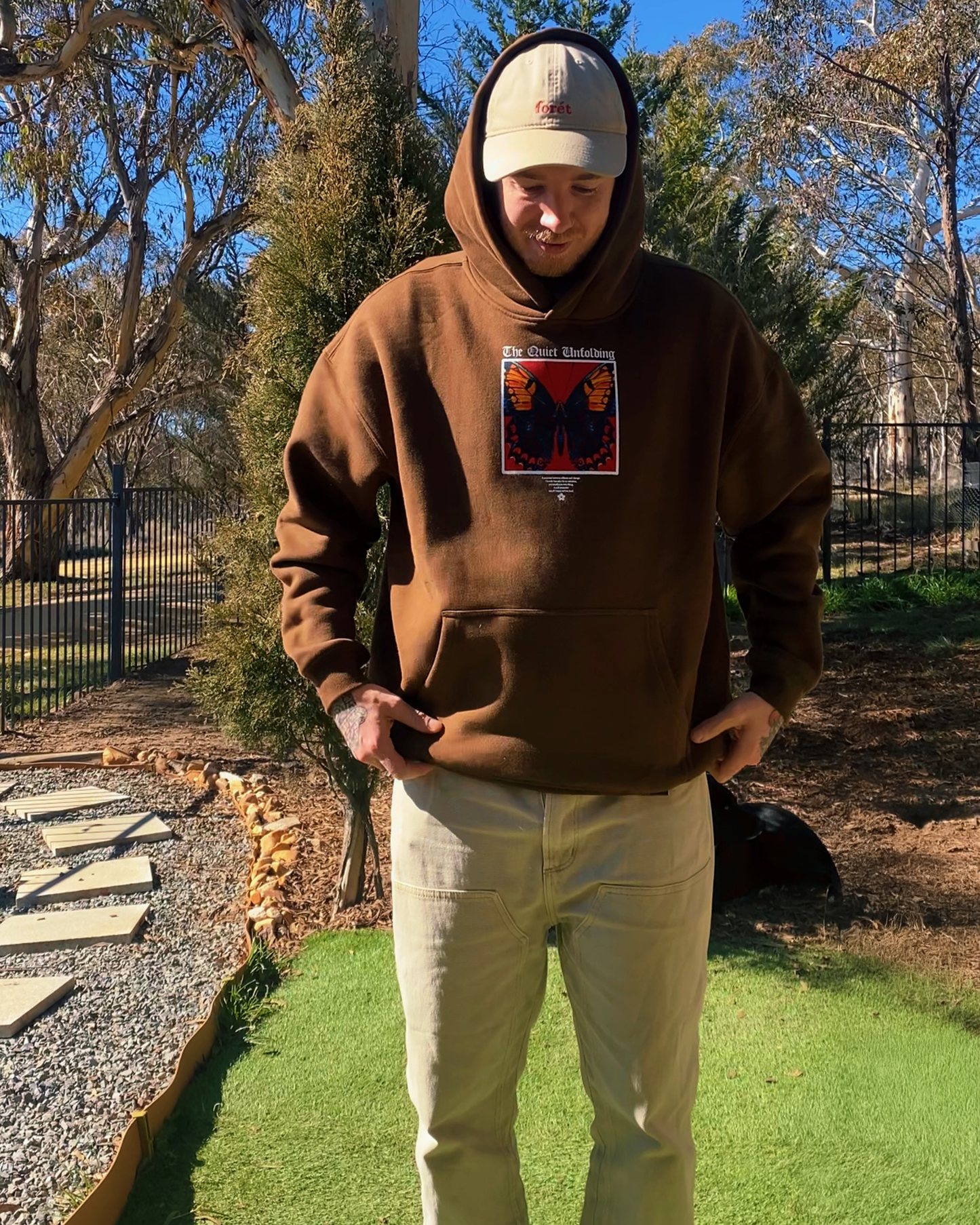The Quiet Unfolding Oversized Fleeced Hoodie