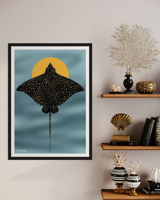 Spotted Eagle Ray Print