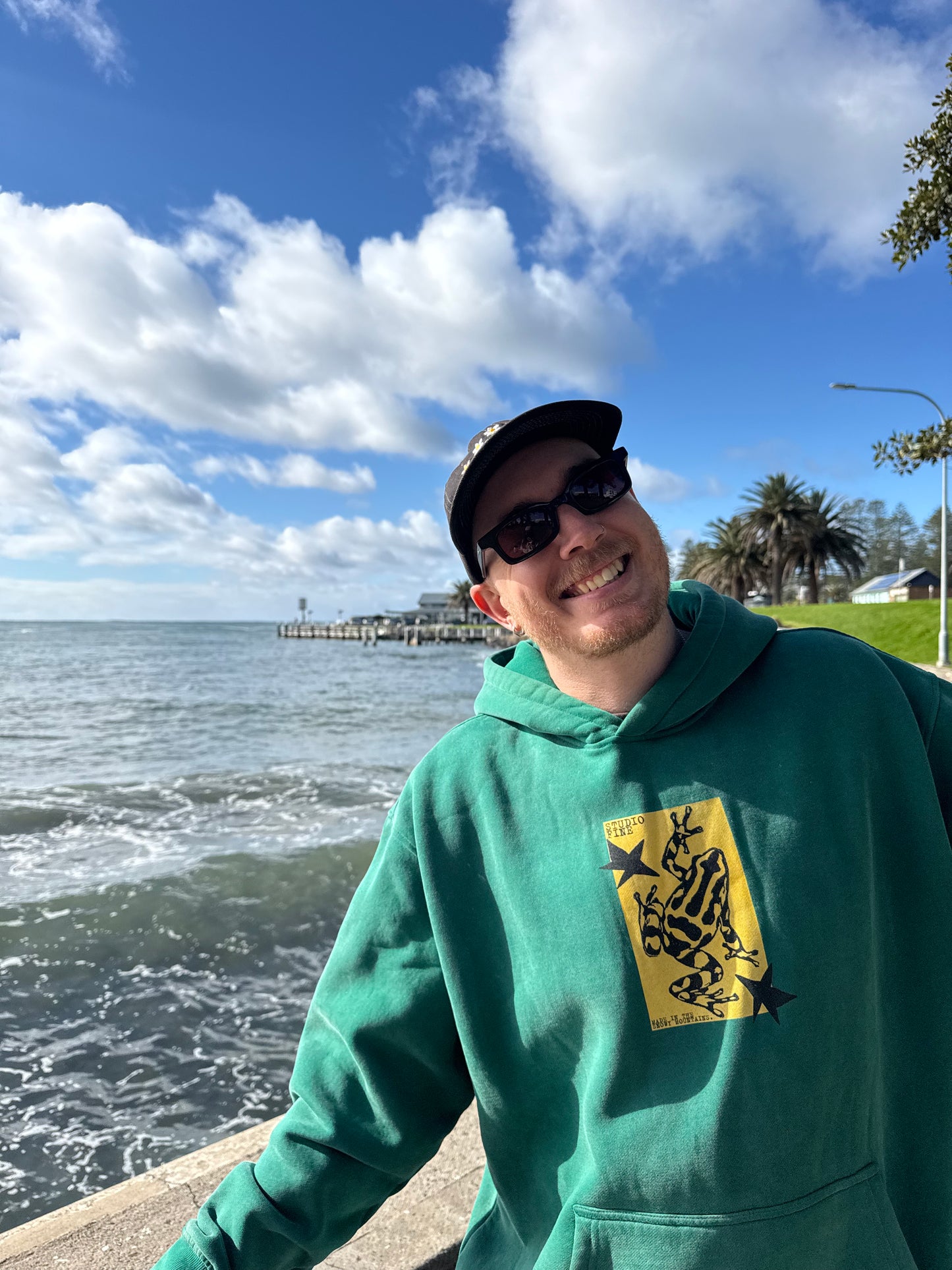 Corroboree Frog Fleece Oversize Hoodie