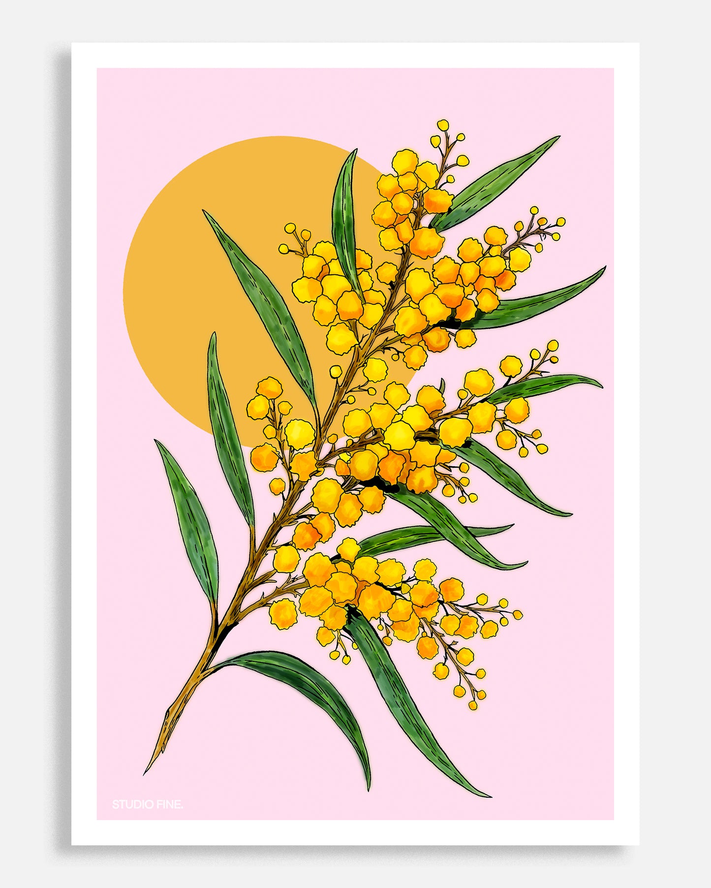 Wattle Print