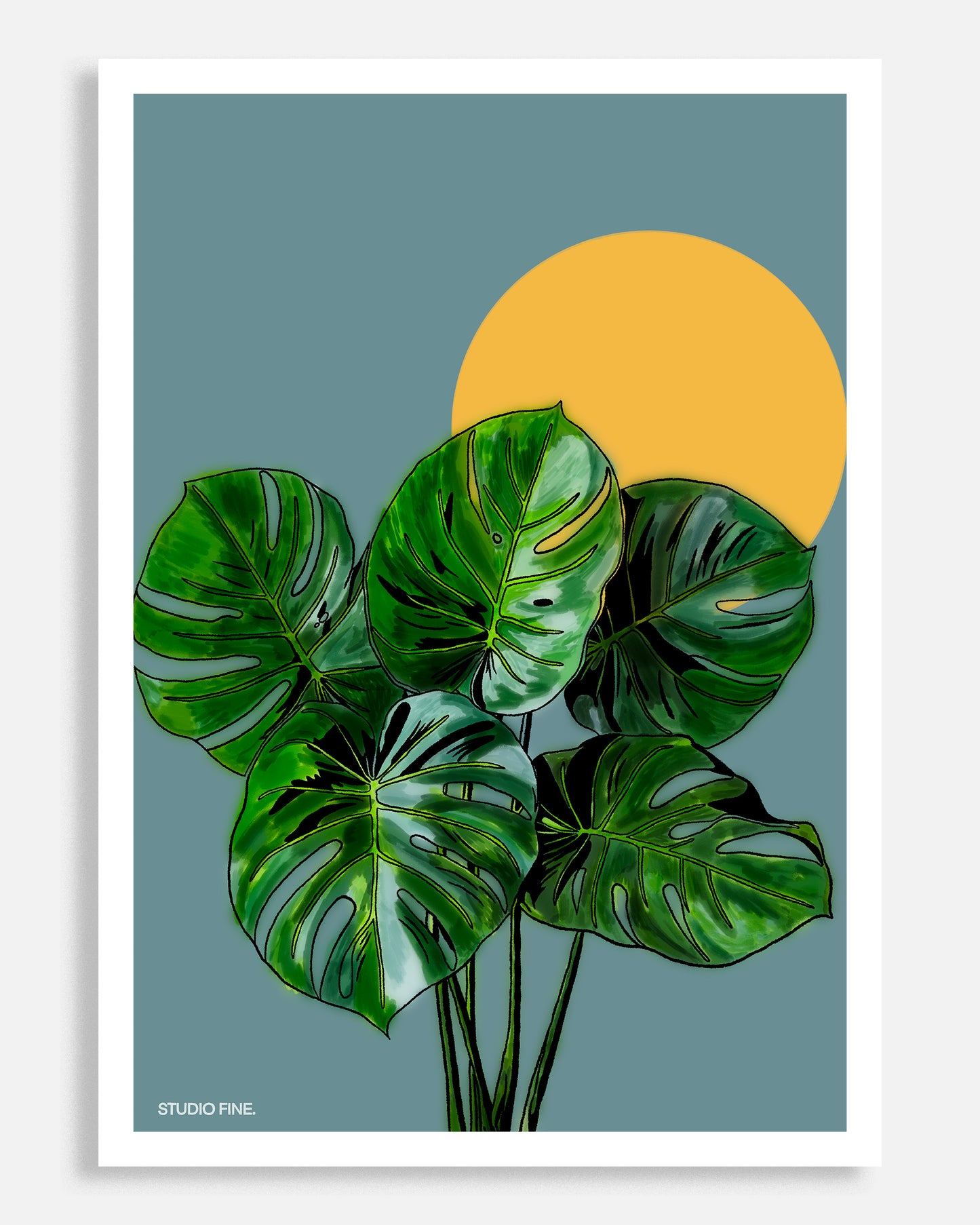 Monstera Print