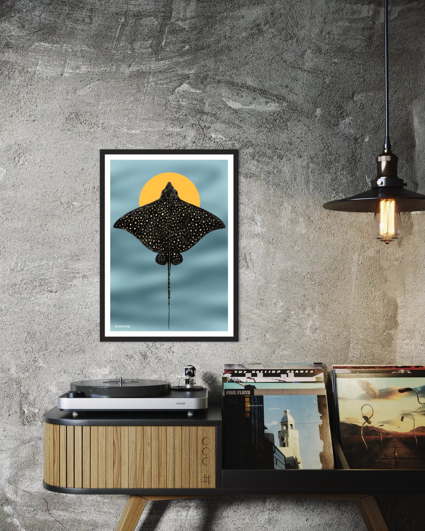 Spotted Eagle Ray Print