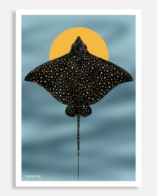 Spotted Eagle Ray Print
