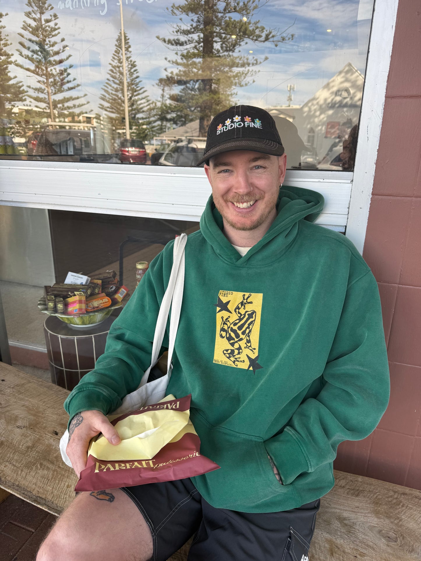 Corroboree Frog Fleece Oversize Hoodie