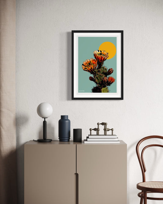 Flowering Cactus Print