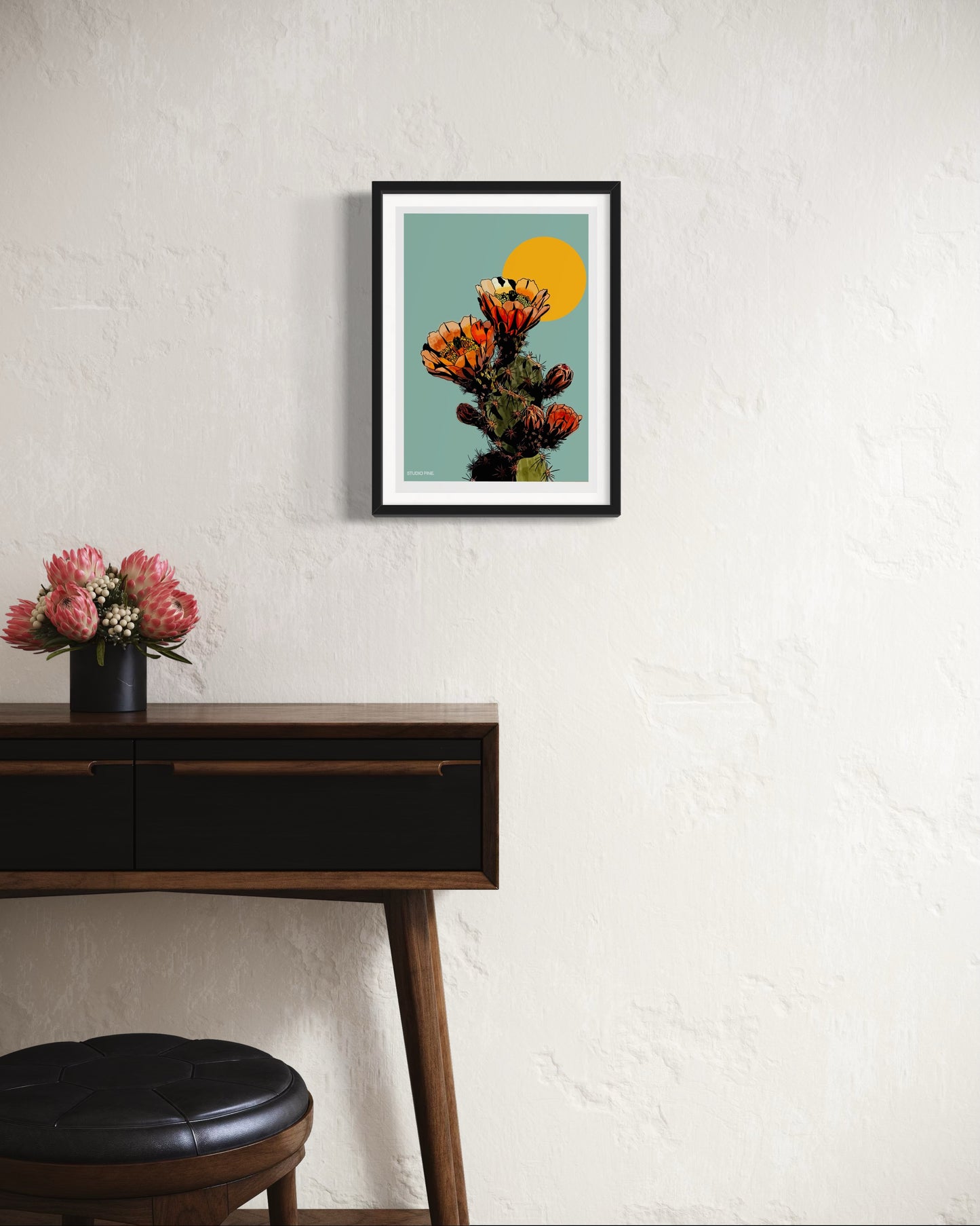 Flowering Cactus Print