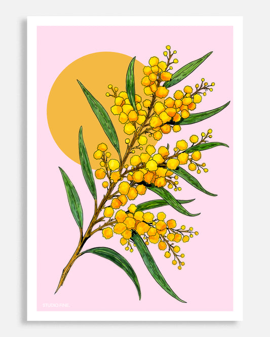Wattle Print
